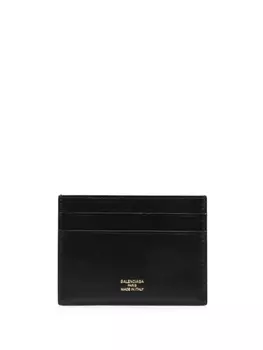 Balenciaga картхолдер с логотипом, черный