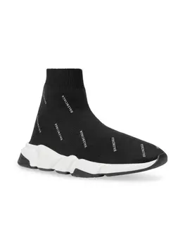 Balenciaga Kids кроссовки Speed LT, черный