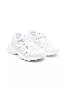 Balenciaga Kids кроссовки Track.2 со вставками, белый