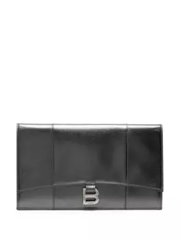 Balenciaga клатч Hourglass, серый
