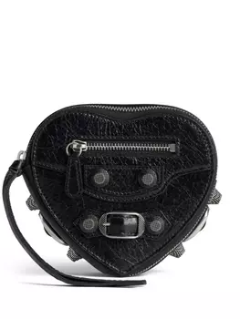Клатч Balenciaga Le Cagole Heart, черный