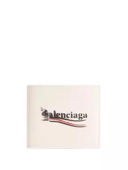 Balenciaga кошелек Cash, белый