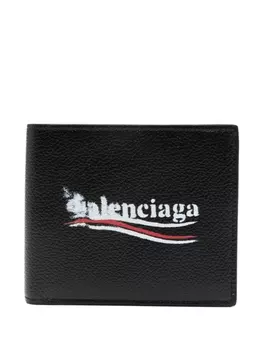 Balenciaga кошелек Cash, черный