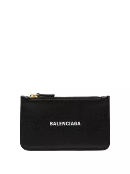 Balenciaga кошелек на молнии, черный