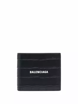 Balenciaga кошелек с логотипом, черный
