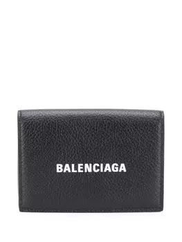 Balenciaga кошелек с логотипом, черный