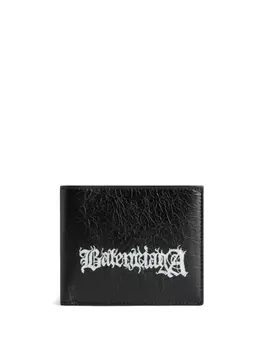 Balenciaga кошелек с логотипом, черный