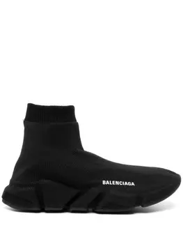 Balenciaga кроссовки-носки Speed, черный