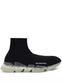 Balenciaga кроссовки Speed 2.0 из переработанного трикотажа, черный