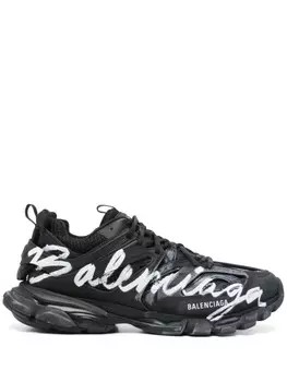 Balenciaga кроссовки Track Signature, черный