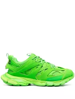 Balenciaga кроссовки Track со вставками, зеленый