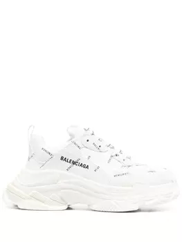 Кроссовки Balenciaga Triple S, белый/черный