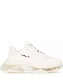 Balenciaga кроссовки Triple S, белый