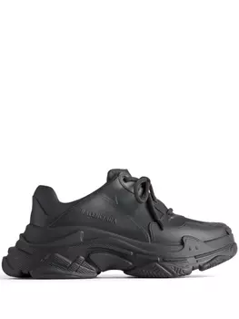 Balenciaga кроссовки Triple S Mold, черный