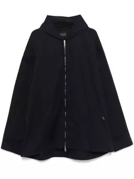 Balenciaga куртка на молнии с капюшоном, синий