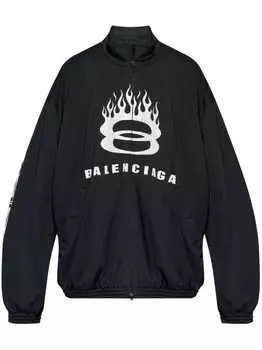 Balenciaga куртка с логотипом, черный