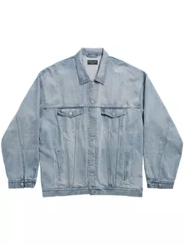Balenciaga куртка с логотипом, синий