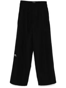 Balenciaga лыжные брюки с логотипом, черный
