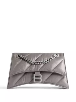 Balenciaga маленькая сумка на плечо Crush Chain, серый
