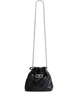 Balenciaga маленькая сумка-тоут Crush, черный