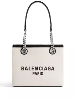 Маленькая сумка-тоут Balenciaga Duty Free, белый