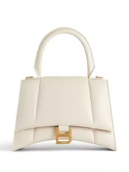 Balenciaga маленькая сумка-тоут Hourglass, белый