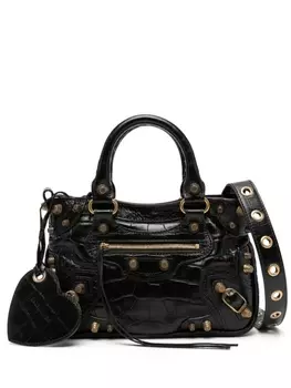 Маленькая сумка-тоут Balenciaga Le Cagole, черный