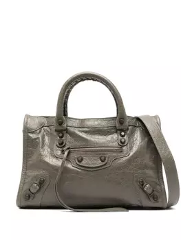 Balenciaga маленькая сумка-тоут Le City, зеленый