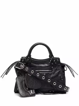 Balenciaga маленькая сумка-тоут Neo Cagole, черный
