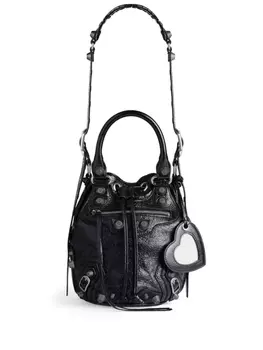 Balenciaga маленькая сумка-ведро Le Cagole, черный