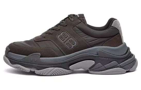 Кроссовки массивные Balenciaga мужские, коричневый