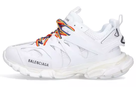 Кроссовки Balenciaga Track 1.0 Chunky Male, белый/оранжевый
