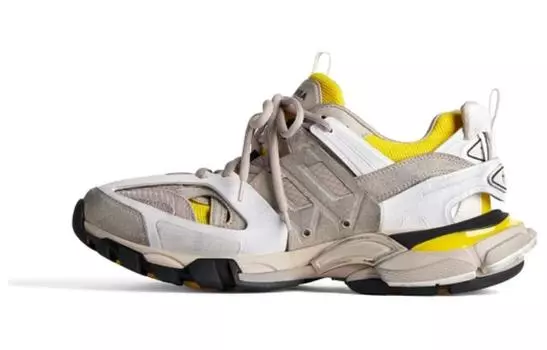 Кроссовки мужские Balenciaga Track 1.0, белый / желтый
