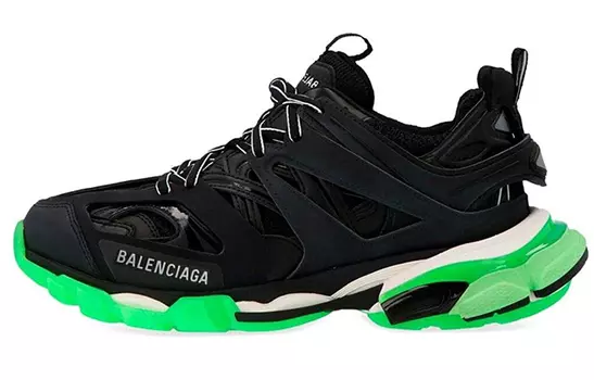 Кроссовки Balenciaga Track 1.0 Chunky Women, черный/зеленый