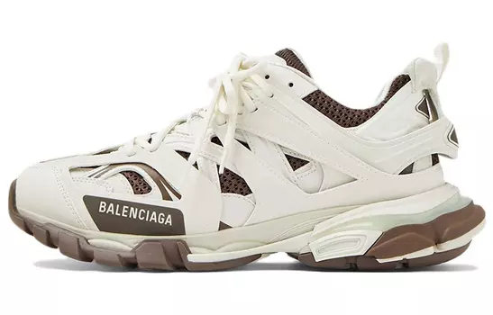 Кроссовки женские Balenciaga Track 1.0, белый / коричневый