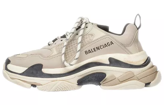 Кроссовки Balenciaga Women's Triple S Trainer 'Beige Black'