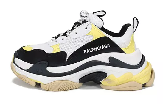 Кроссовки Balenciaga Women's Triple S 'Black Yellow'