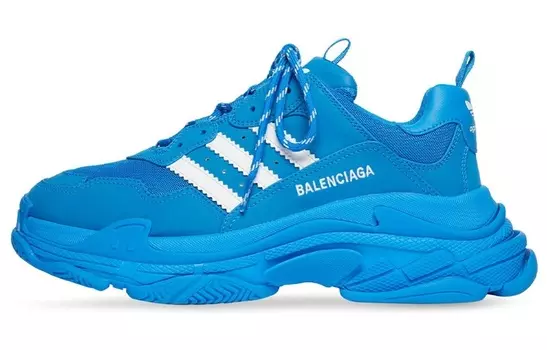 Кроссовки Balenciaga X Adidas Triple S Blue White Women's
