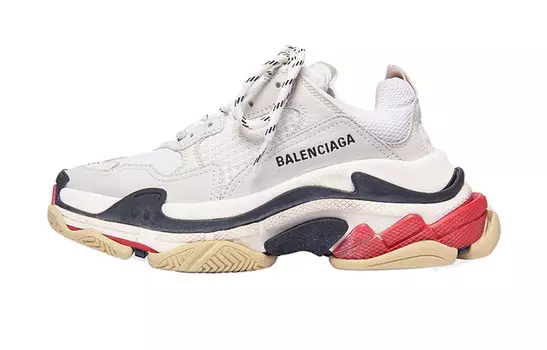 Кроссовки Balenciaga Triple S White Red Women's