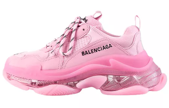 Кроссовки Balenciaga Triple S Clear Sole Sneakers Pink Women's