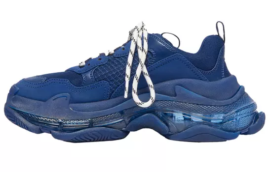Кроссовки Balenciaga Triple S Clear Sole Navy Women's