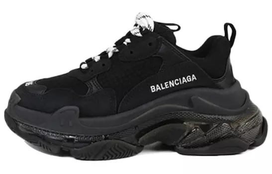 Кроссовки Balenciaga Women's Triple S Sneaker 'Clear Sole - Black'