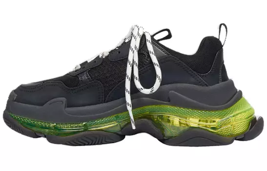 Кроссовки Balenciaga Triple S Black Yellow Fluo Women's
