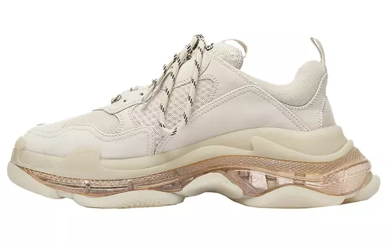 Кроссовки Balenciaga Triple S "Clear Sole" Nude Sneakers Women's