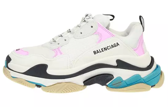 Кроссовки Balenciaga Triple S Light Pink Turquoise Women's