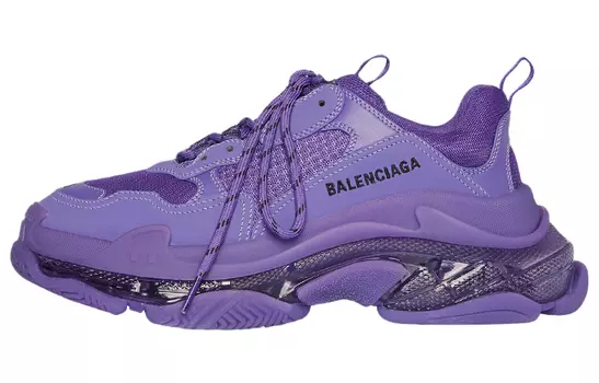 Кроссовки Balenciaga Triple S Clear Sole Deep Purple Women's