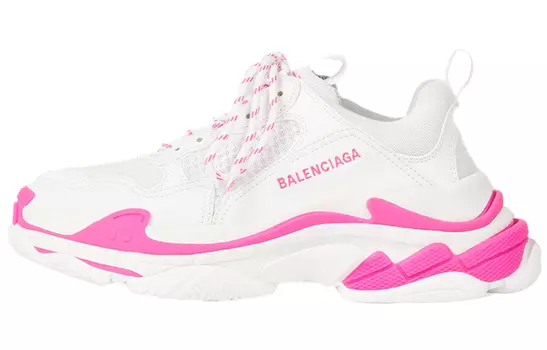 Кроссовки Balenciaga Triple S Fluo Pink White Women's