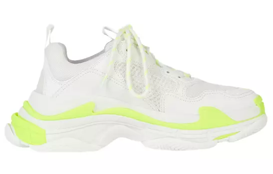 Кроссовки женские Balenciaga Triple S, белый / желтый