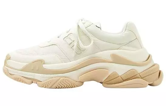 Кроссовки женские Balenciaga Triple S, белый / бежевый