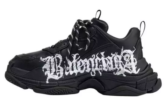 Кроссовки женские Balenciaga Triple S, черный